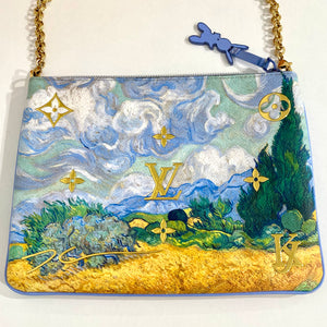 Louis Vuitton, Bags, Stunning Louis Vuitton Jeff Koons Van Gogh Clutch