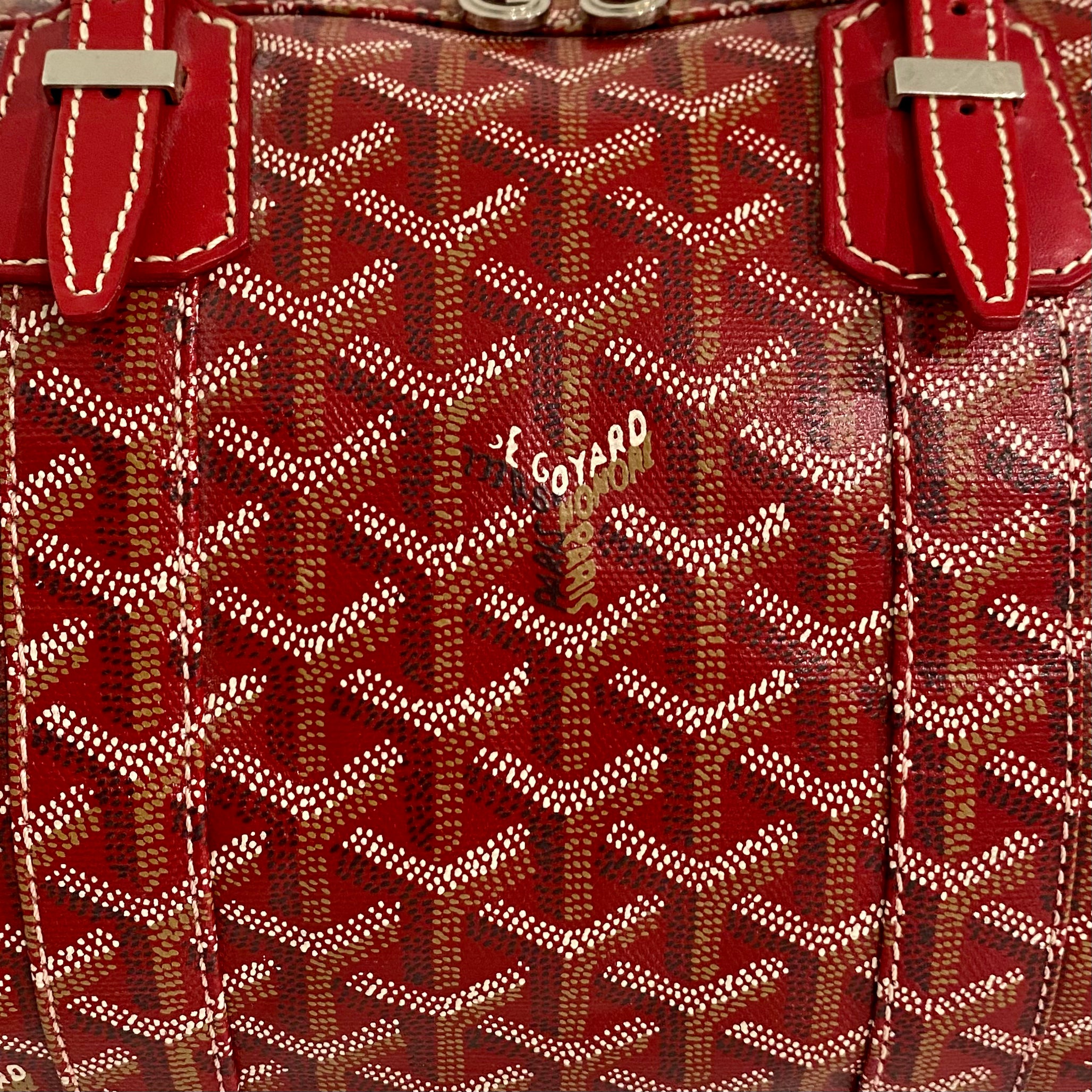 Red travel bag Goyard Red in Other - 1409379