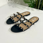 Valentino Rockstud Black Sandals