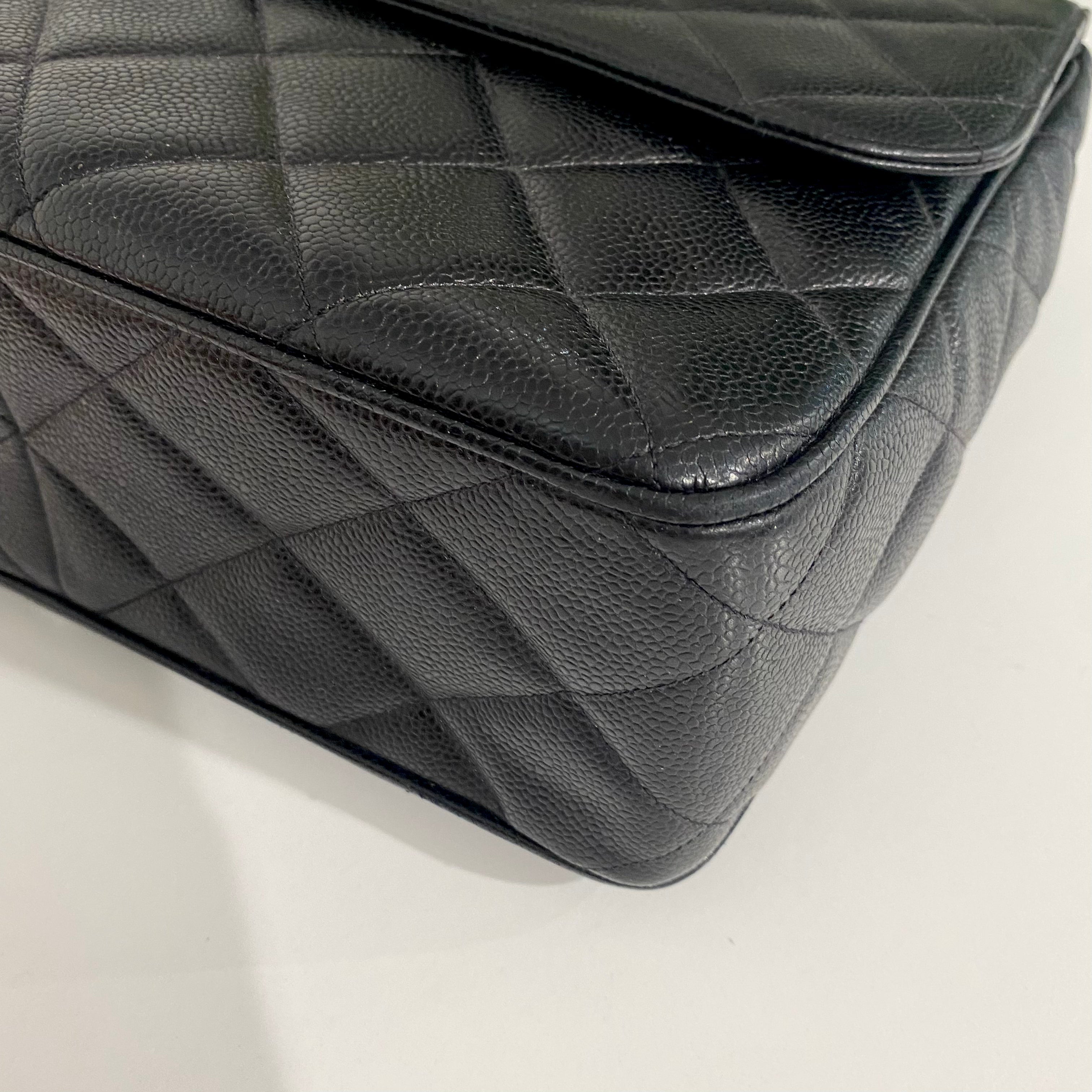 Chanel // Black Classic Maxi Flap Shoulder Bag – VSP Consignment