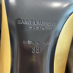 Saint Laurent Gold Opyum 85 Heels