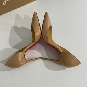 Christian Louboutin Nude Iriza 100 Heels – Dina C's Fab and Funky  Consignment Boutique