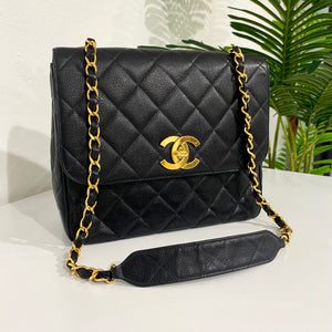 chanel caviar leather bag