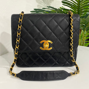 authentic chanel purse black
