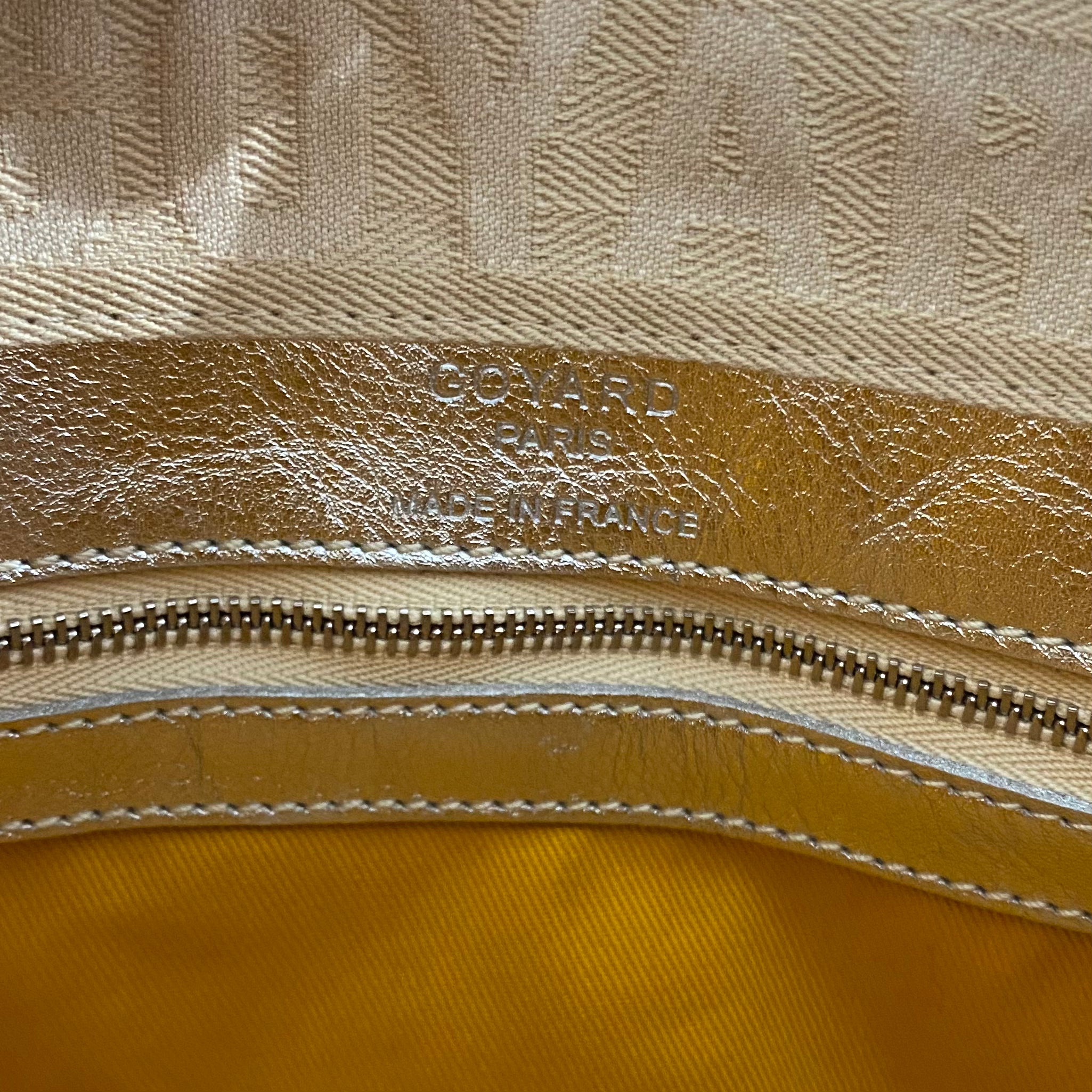 Goyard White Goyardine Croisiere 45 – Savonches