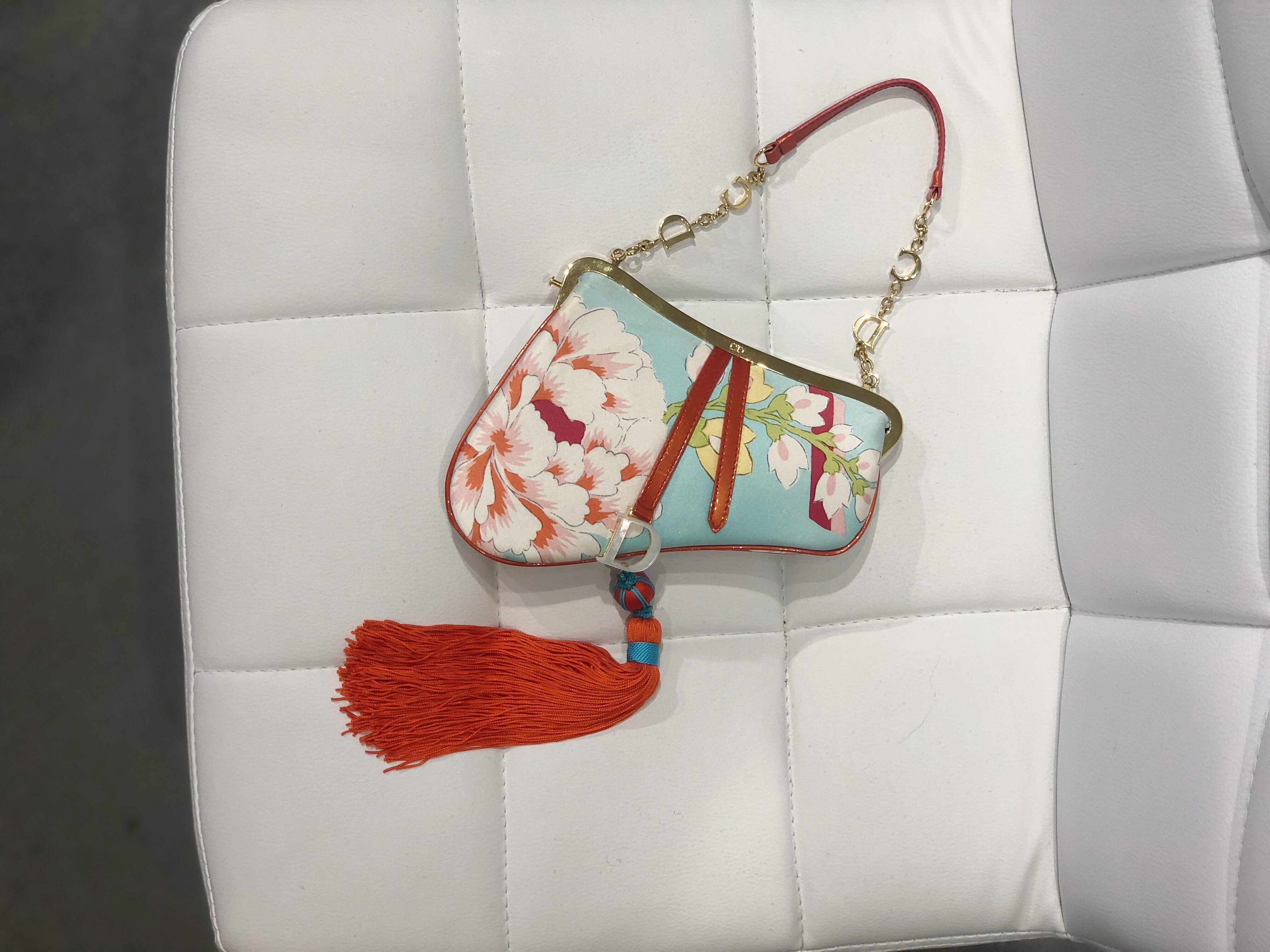 Christian Dior 2003 Limited Edition Asian print micro saddle bag – Dina C's  Fab and Funky Consignment Boutique