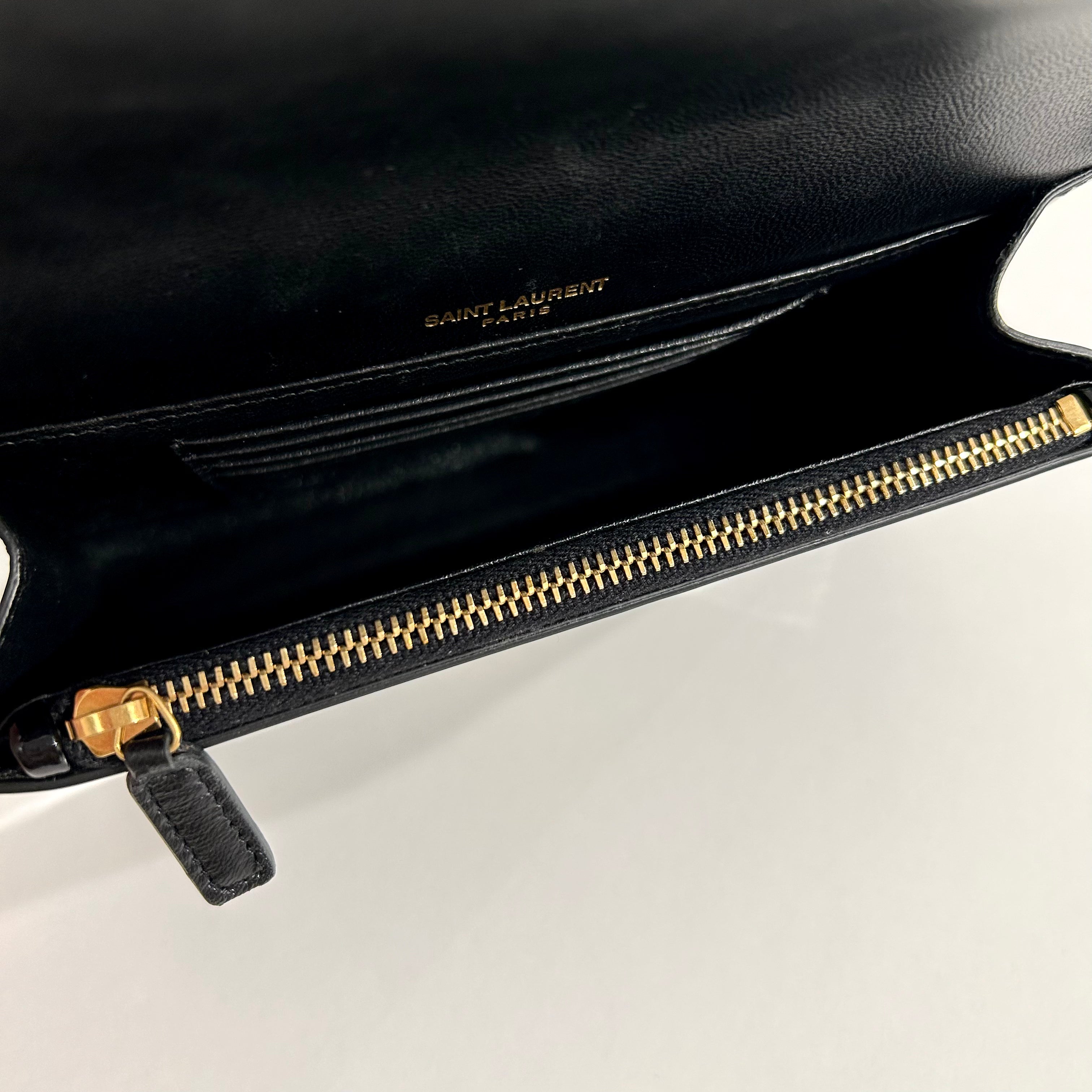 Taupe Saint Laurent Kate Leather Belt Bag – Designer Revival