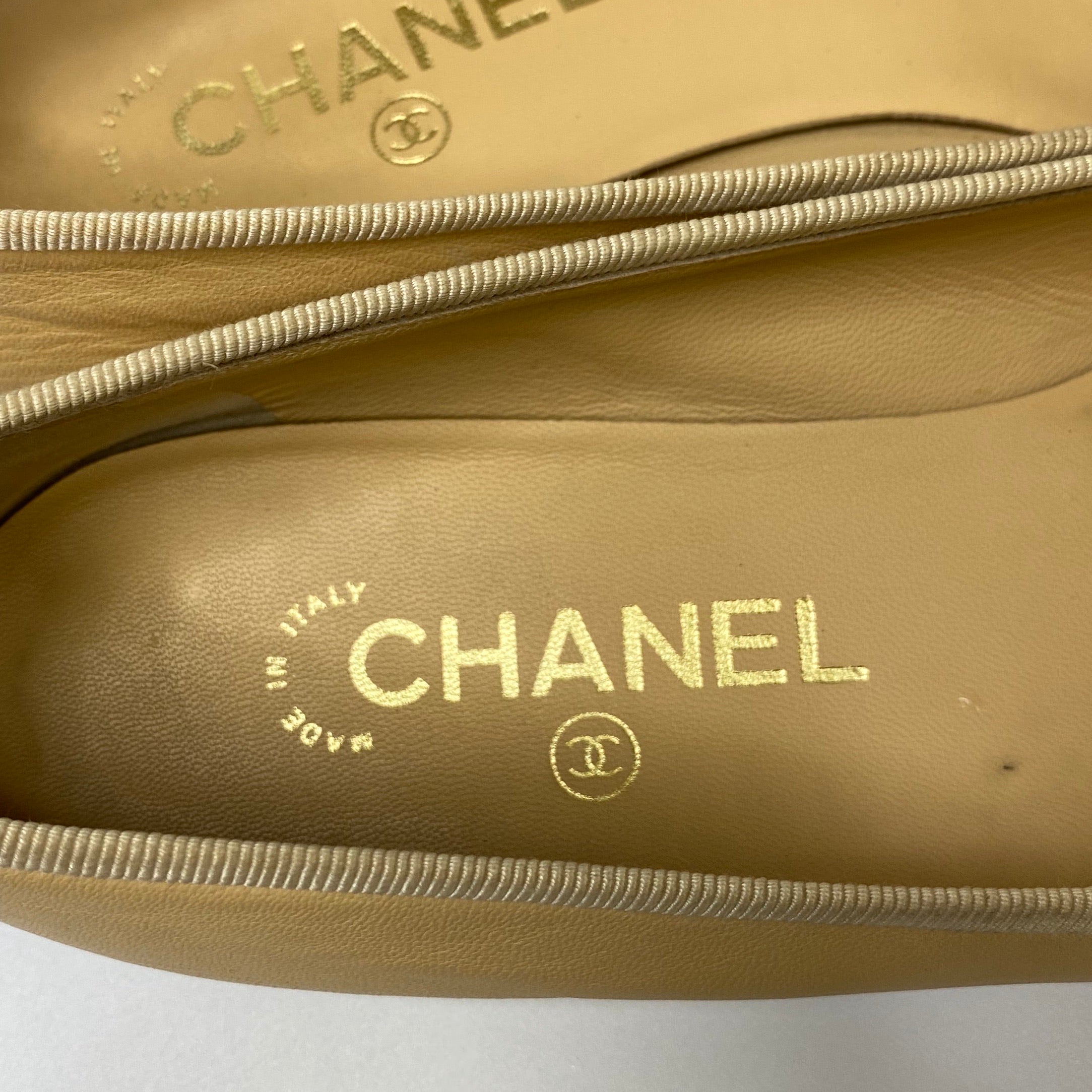 Chanel Cap Toe Ballet Flats