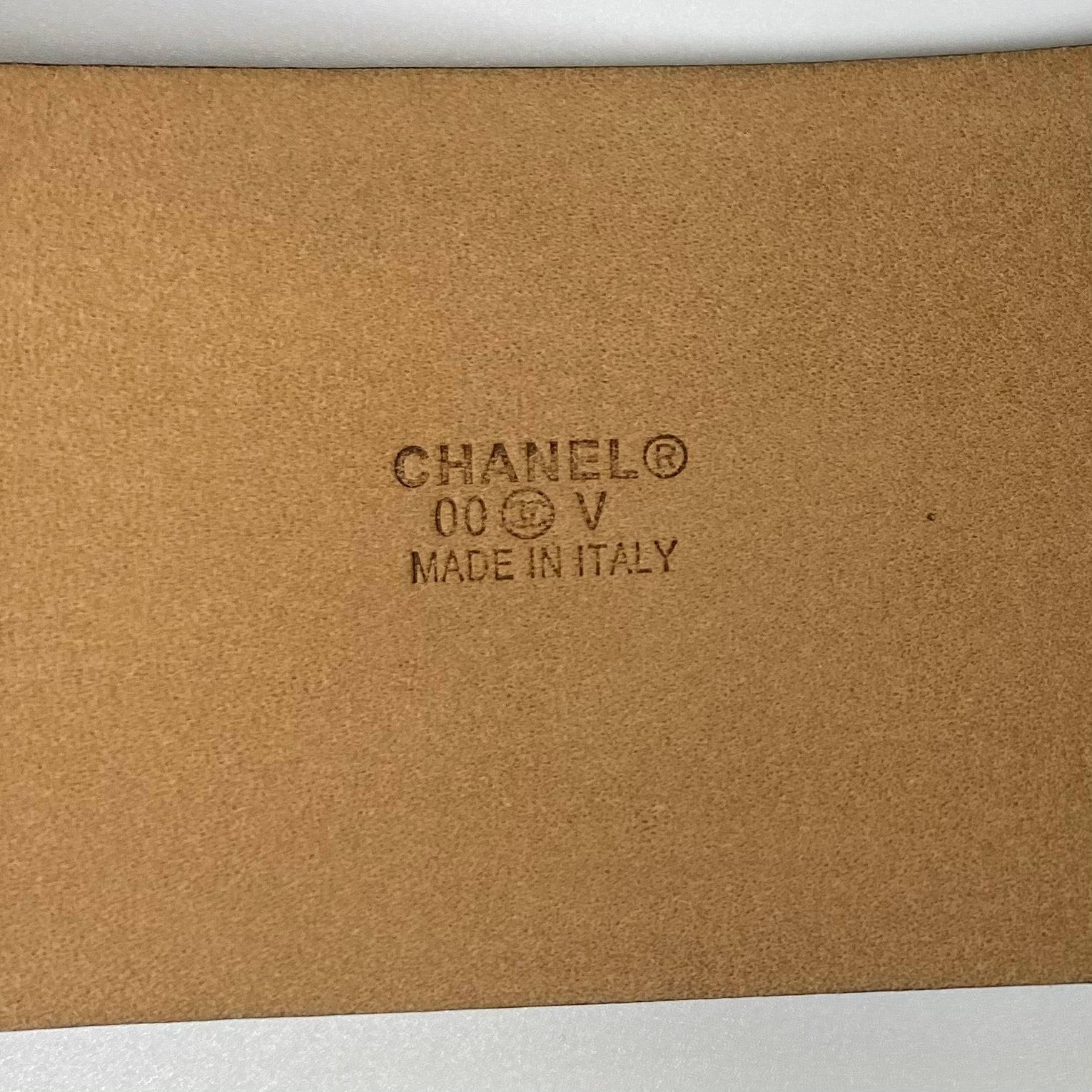Chanel Silver CC Belt