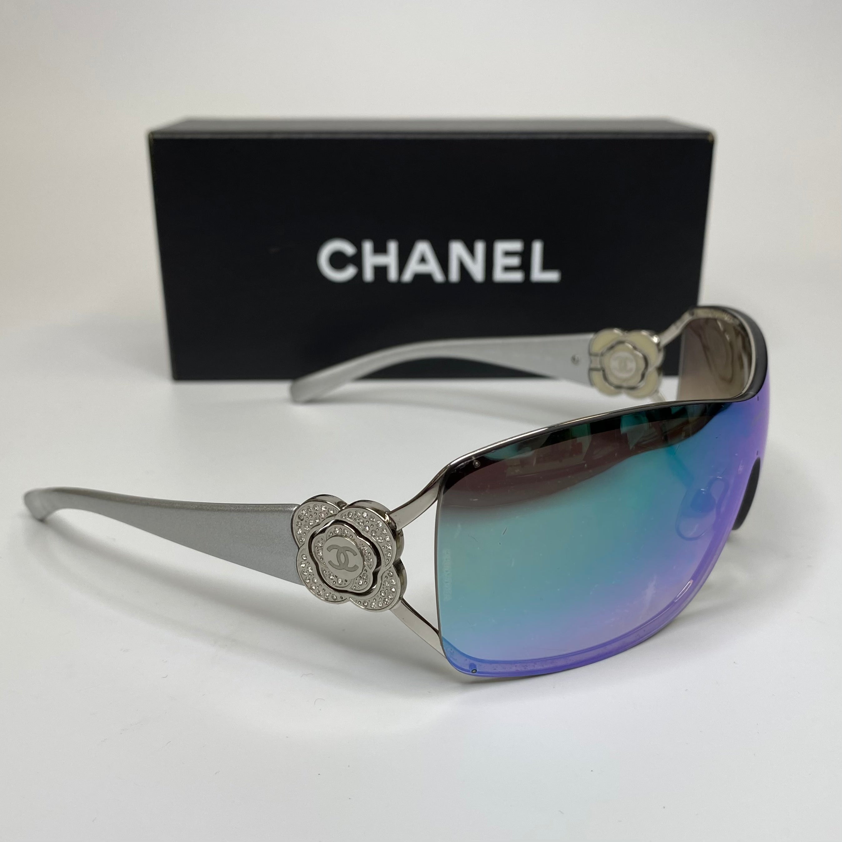 Chanel Reflective Shield Sunglasses