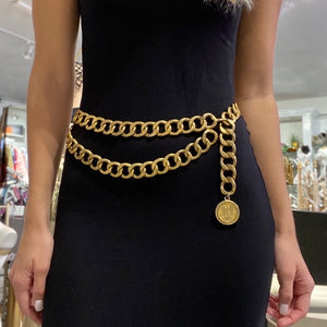 Chanel 93C Gold Chain Belt