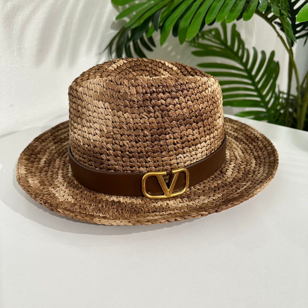 Valentino VLogo Woven Hat