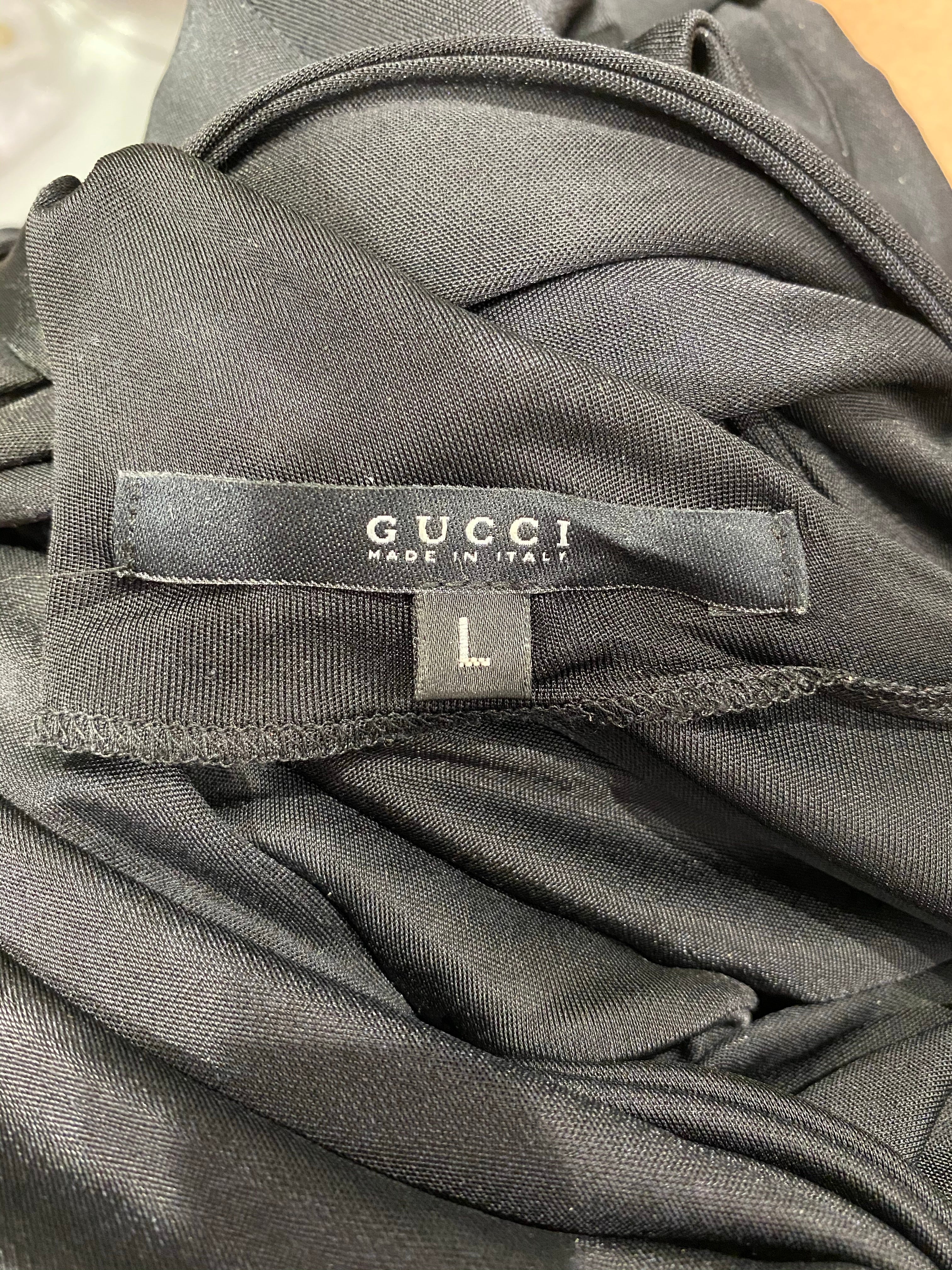 Gucci Black Cut Out Dress