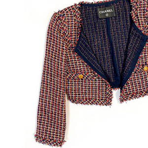Chanel Crop Bolero Jacket – Dina C's Fab and Funky Consignment Boutique