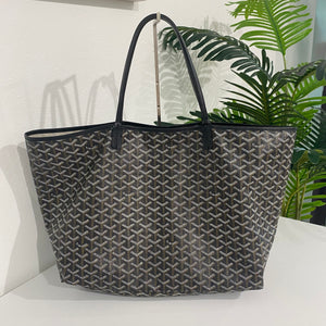 Goyard ブラック トートバッグ Goyard Black Saint Louis GM – Dina C's Fab and Funky