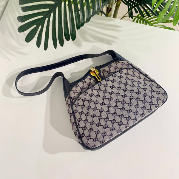 Gucci Black Monogram Mini Bag – Dina C's Fab and Funky Consignment