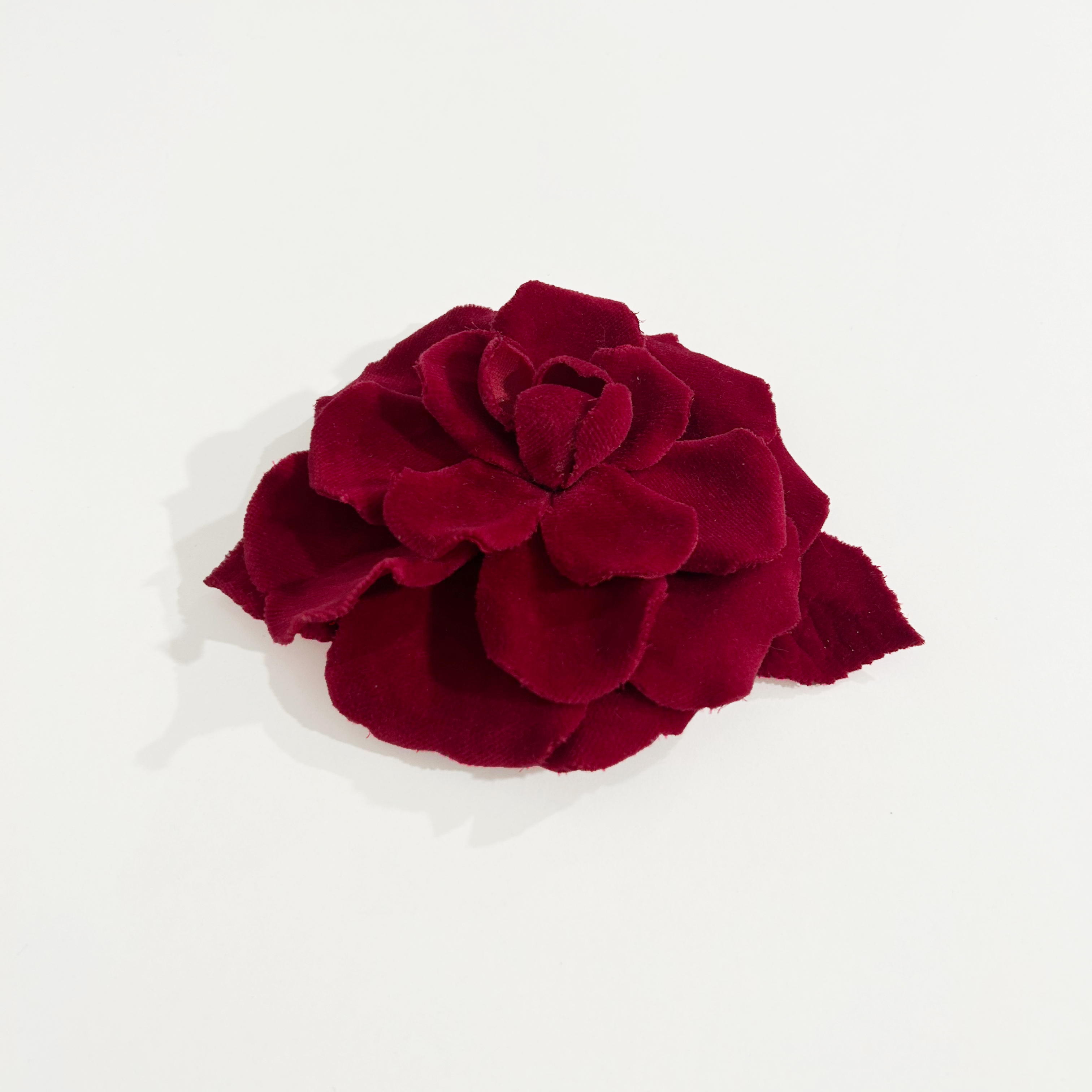 Chanel Red Velvet Camellia Brooch – Dina C's Fab and Funky Consignment  Boutique