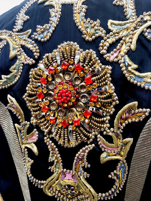vintage VERSACE embroidery design jacket