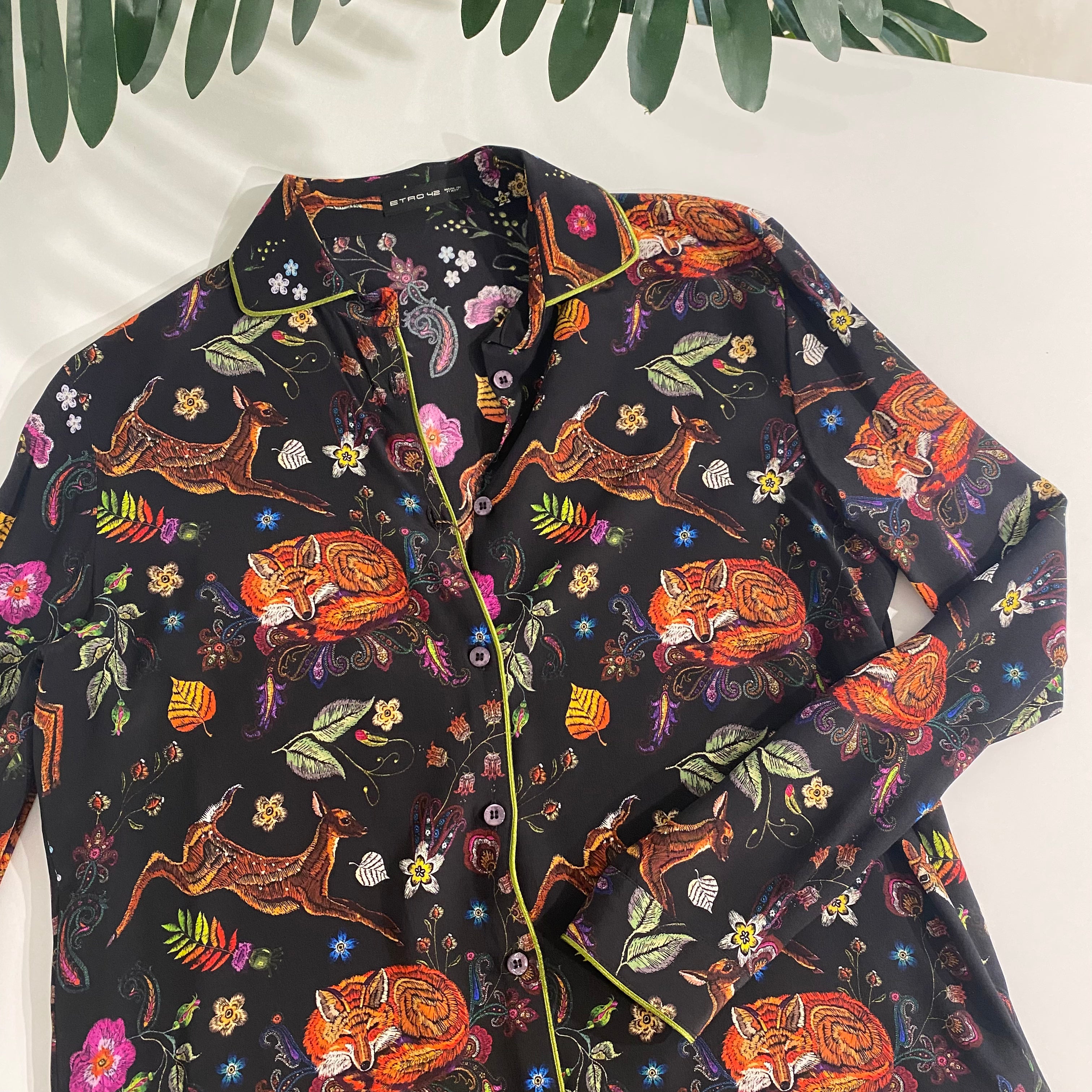 Etro Forest Animal Top & Pant Set