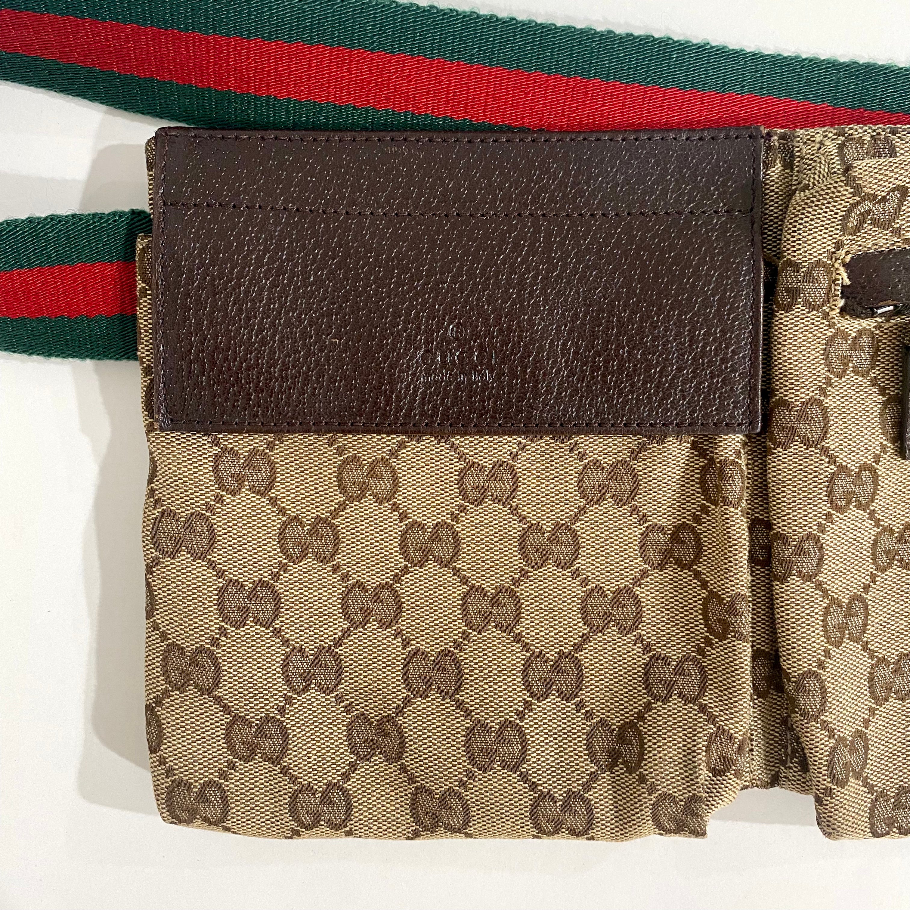 Gucci Monogram Belt Bag – Dina C's Fab and Funky Consignment Boutique