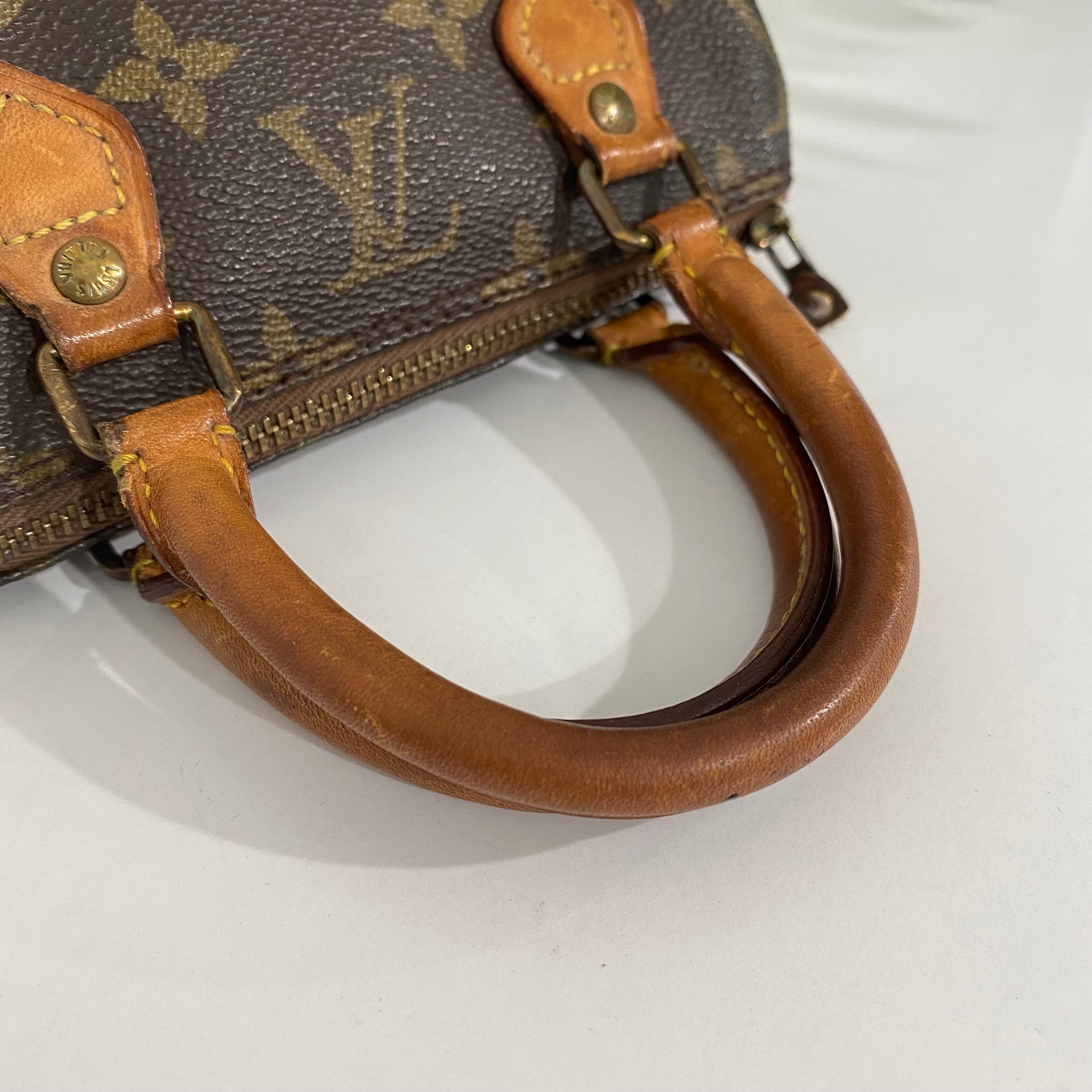 Louis Vuitton Vintage Nano Speedy Bag Mini Speedy LV Baguette, Backroom  Clothing