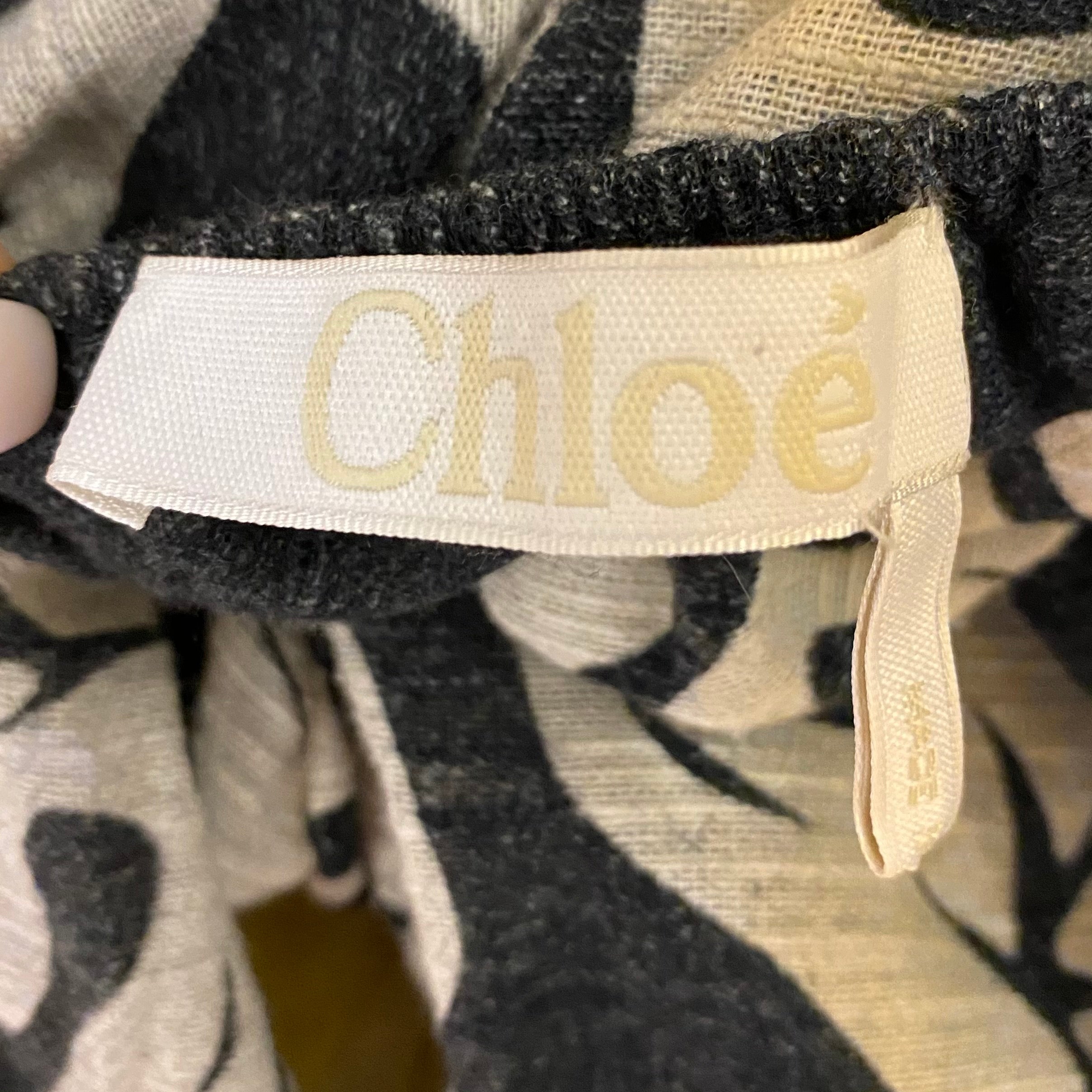 Chloe Palm Leaf Print Off The Shoulder Top