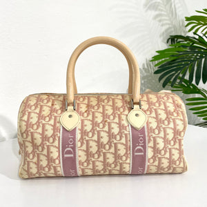 Vintage Dior Romantique Boston Bag – Dina C's Fab and Funky Consignment  Boutique