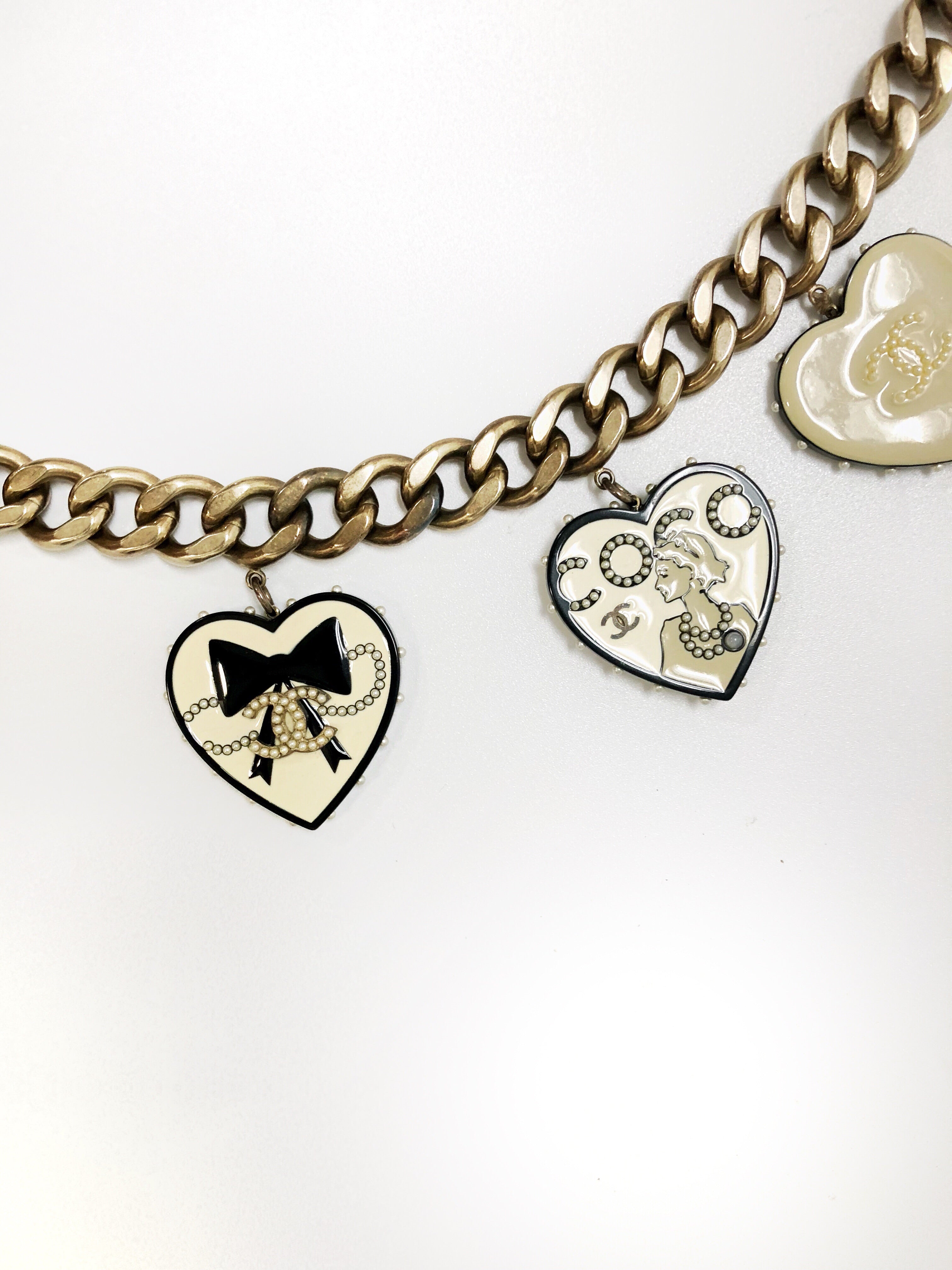Chanel Heart Charm Belt or Necklace