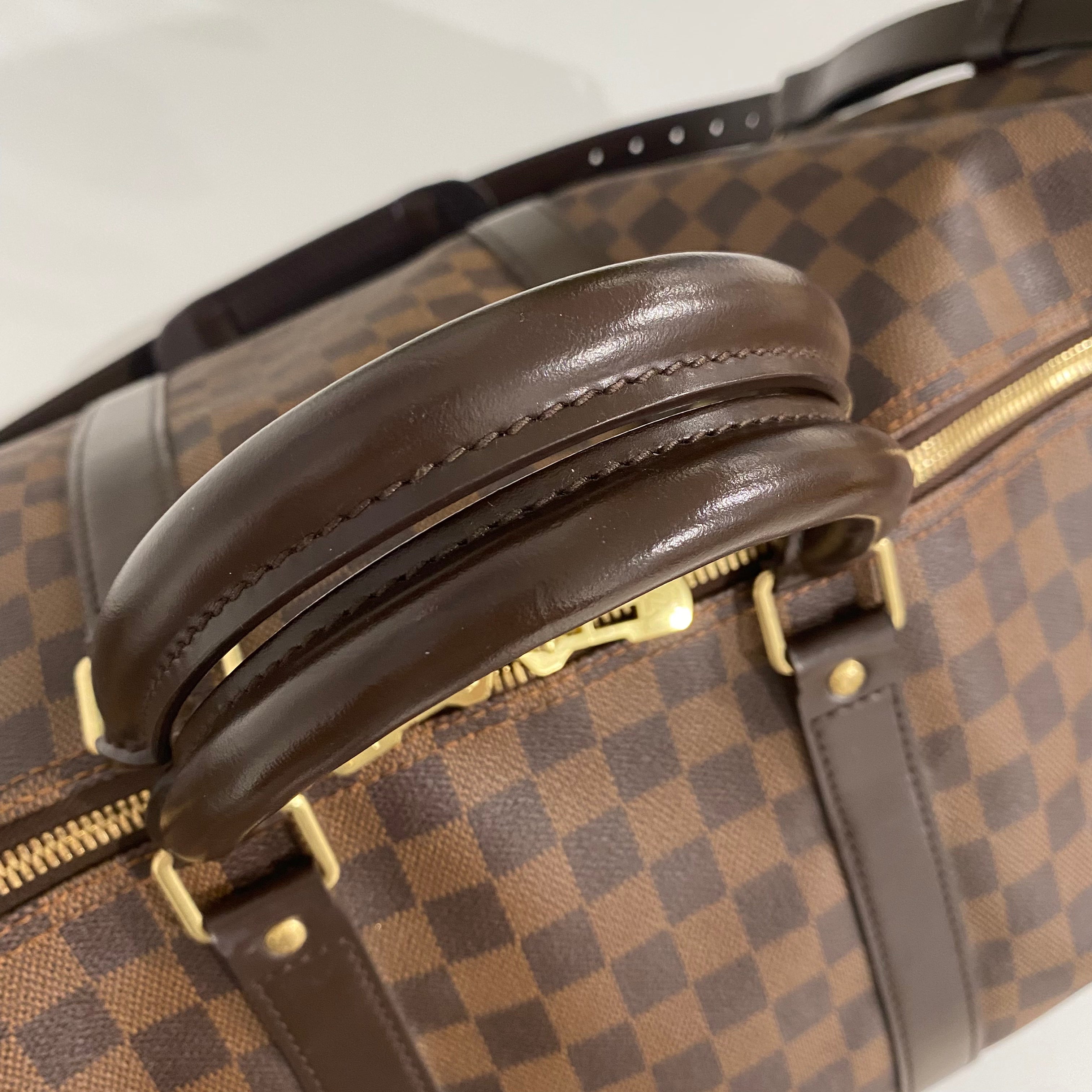Louis Vuitton Damier Ebene Keepall 55 Bandouliere – The Don's Luxury Goods