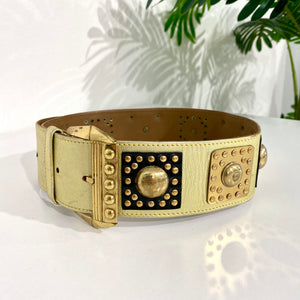 Versace vintage belt best sale