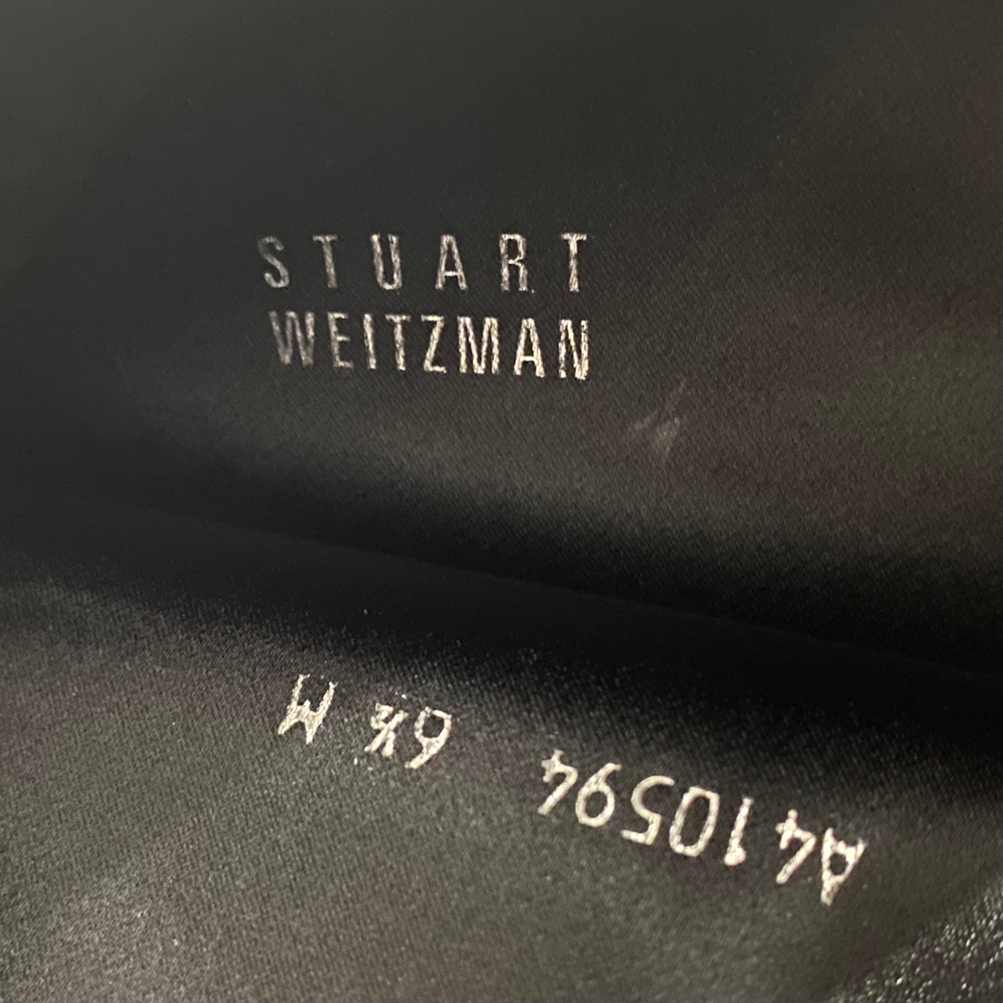 Stuart Weitzman Black Highland Boots