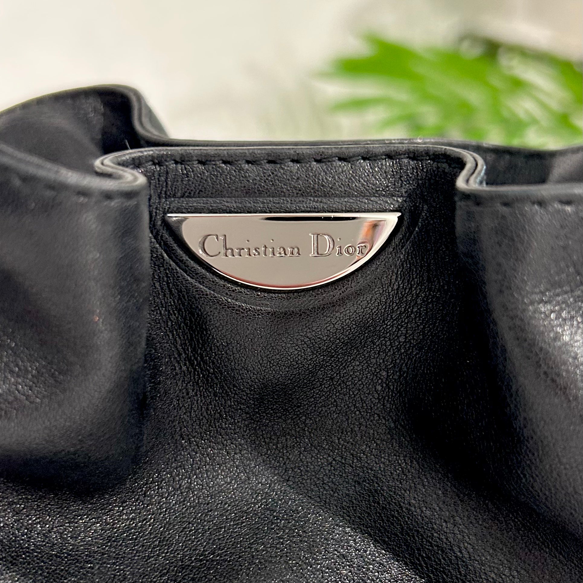 Dior Black Malice Bucket Bag