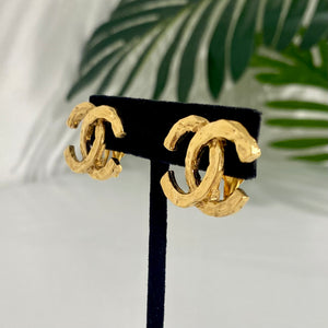 Chanel Vintage CC Earrings