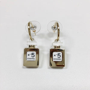 New Chanel No. 5 perfume bottle earrings – Dina C's Fab and Funky  Consignment Boutique
