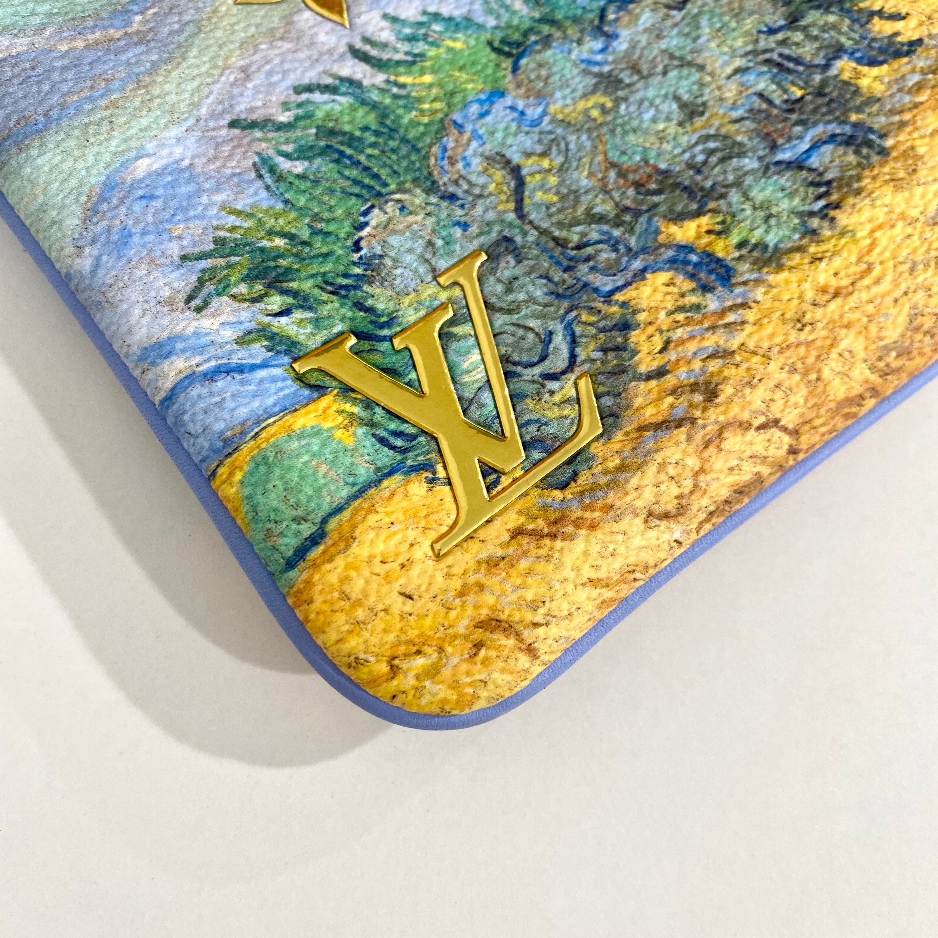 Louis Vuitton Pochette Clutch Limited Edition Jeff Koons Van Gogh Print  Canvas at 1stDibs