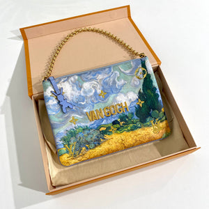 Louis Vuitton Pochette Clutch Limited Edition Jeff Koons Van Gogh Print  Canvas