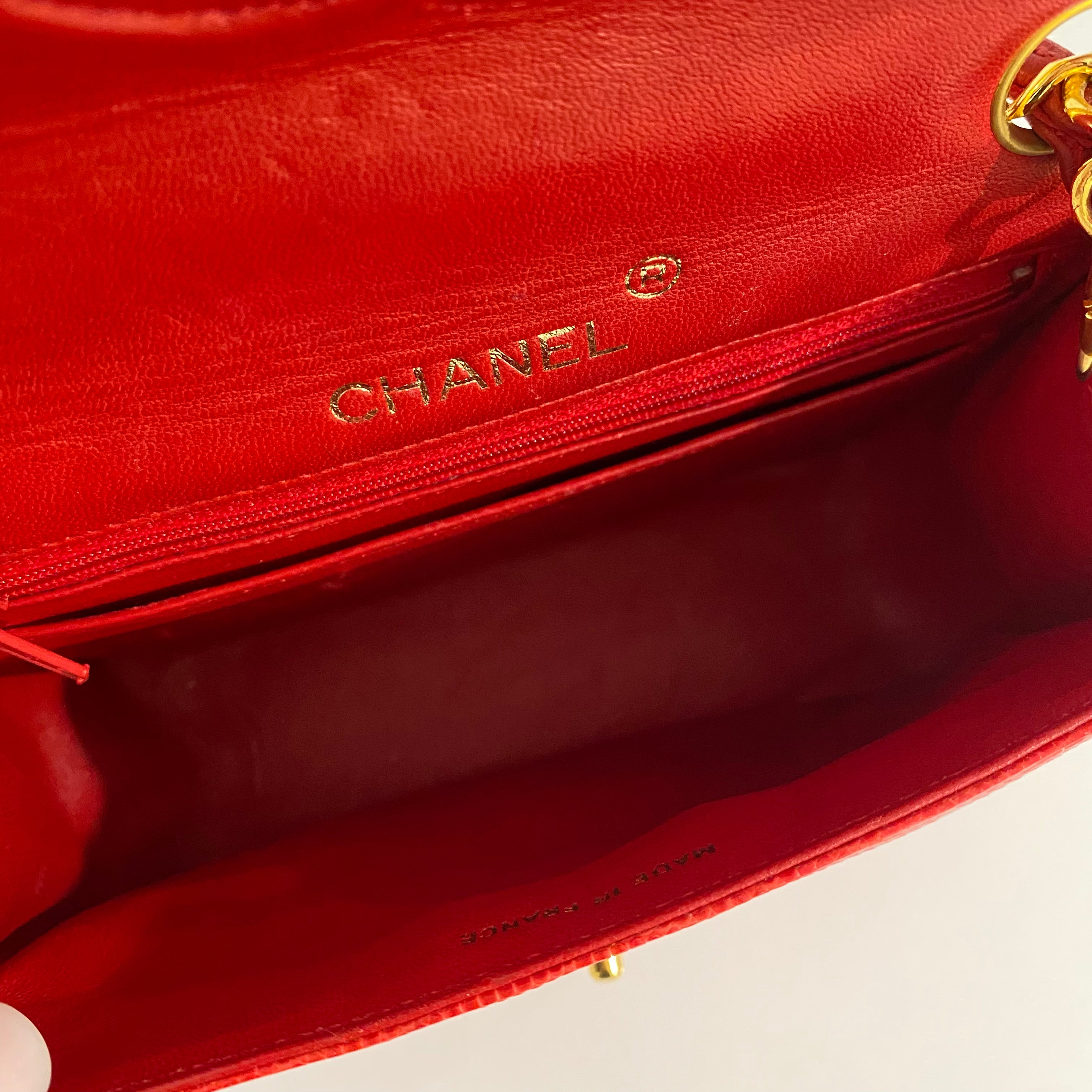Chanel red hobo bag - Gem