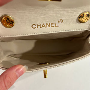 Chanel Vintage Micro Shoulder Flap Bag