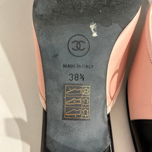 pink chanel loafers 38