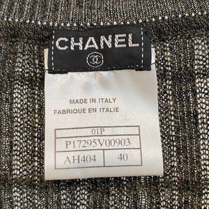 Chanel Grey Knit Top