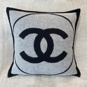 Black chanel deals pillow