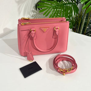 Prada Pink Galleria Saffiano Leather Bag