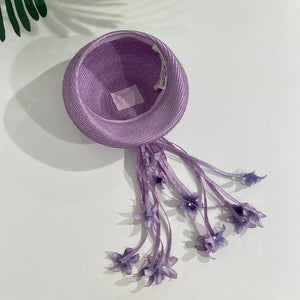 Jack McConnell Vintage Lavender Flower Hat