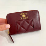 Chanel Burgundy Wallet