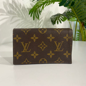 Shop Louis Vuitton Monogram Folding Wallet Logo Card Holders by