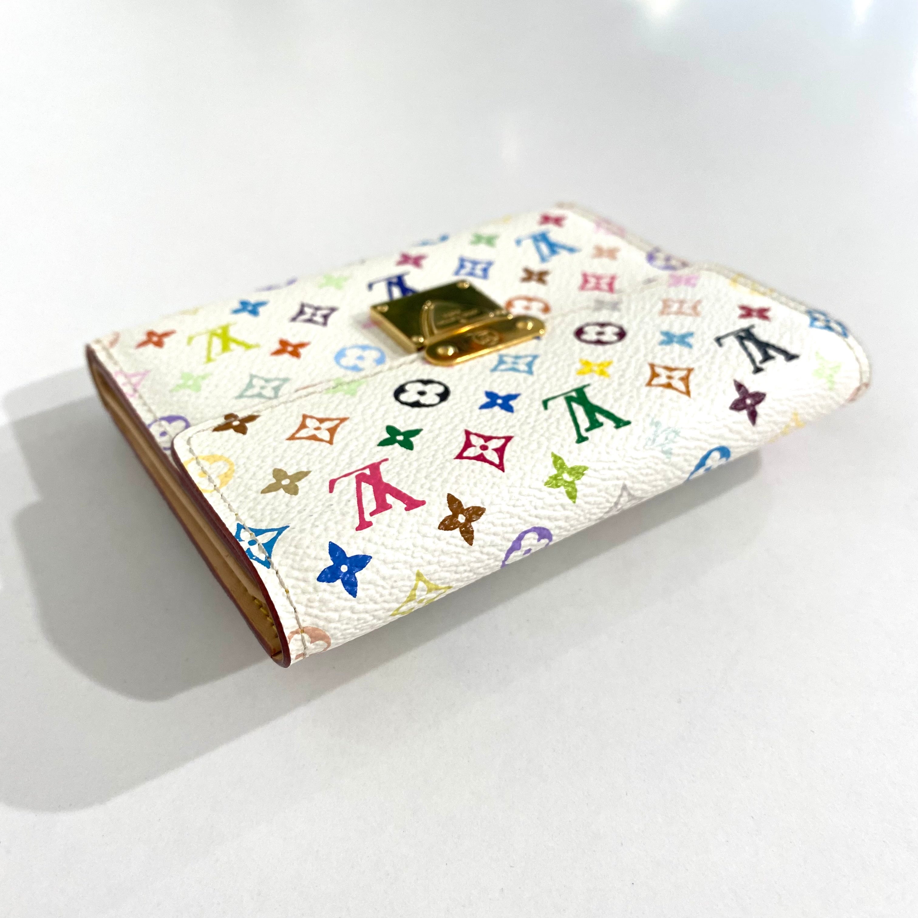 LOUIS VUITTON X Takashi Murakami Porte Trésor Wallet White Monogram  Multicolore