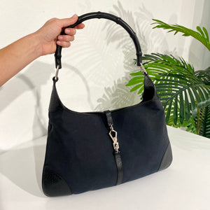 Gucci Black Jackie Bag – Dina C's Fab and Funky Consignment Boutique