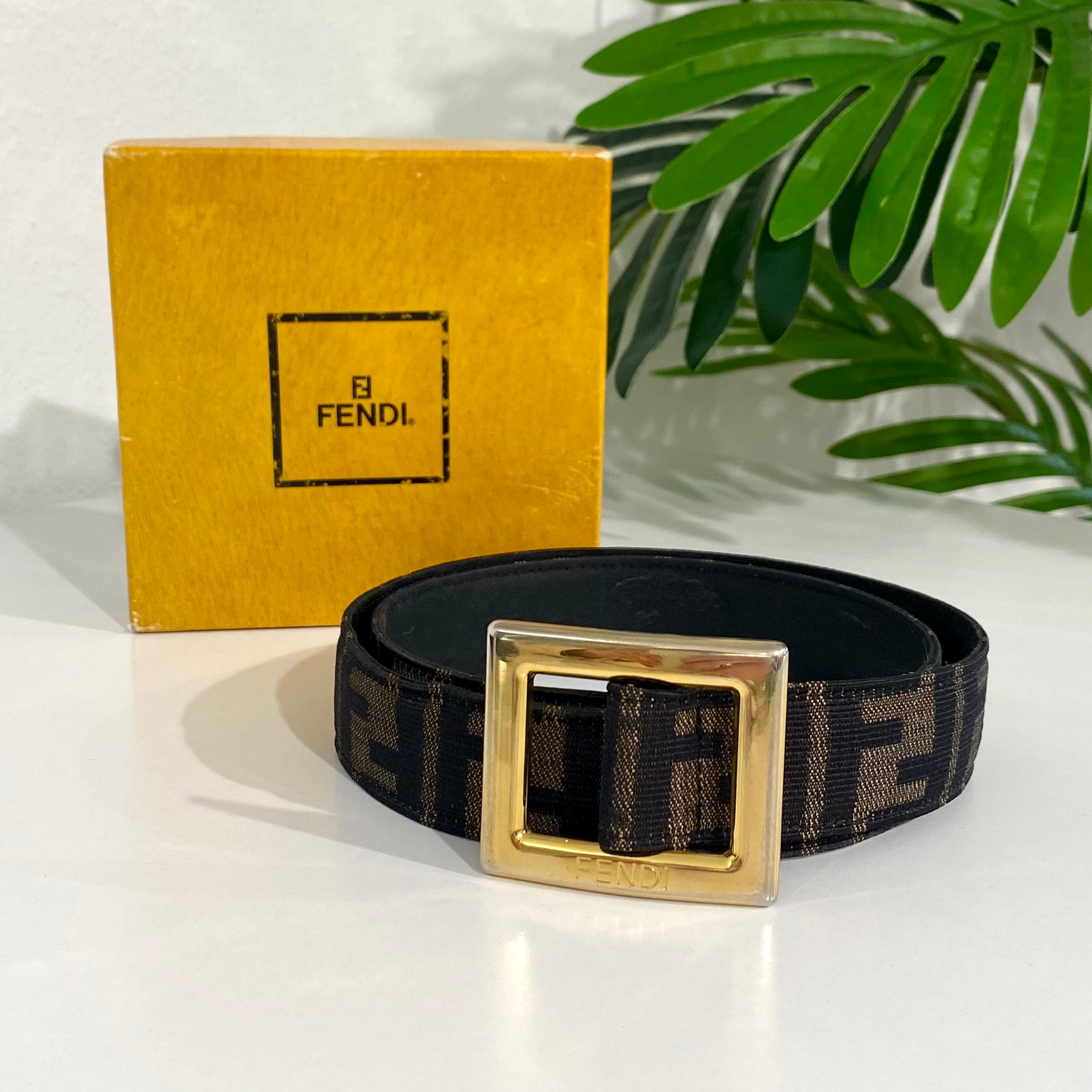 Fendi Vintage Zucca Belt