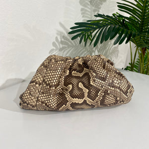 Bottega python pouch Outlet