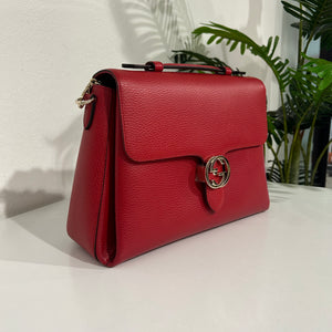 Gucci Red Dollar Handle Bag